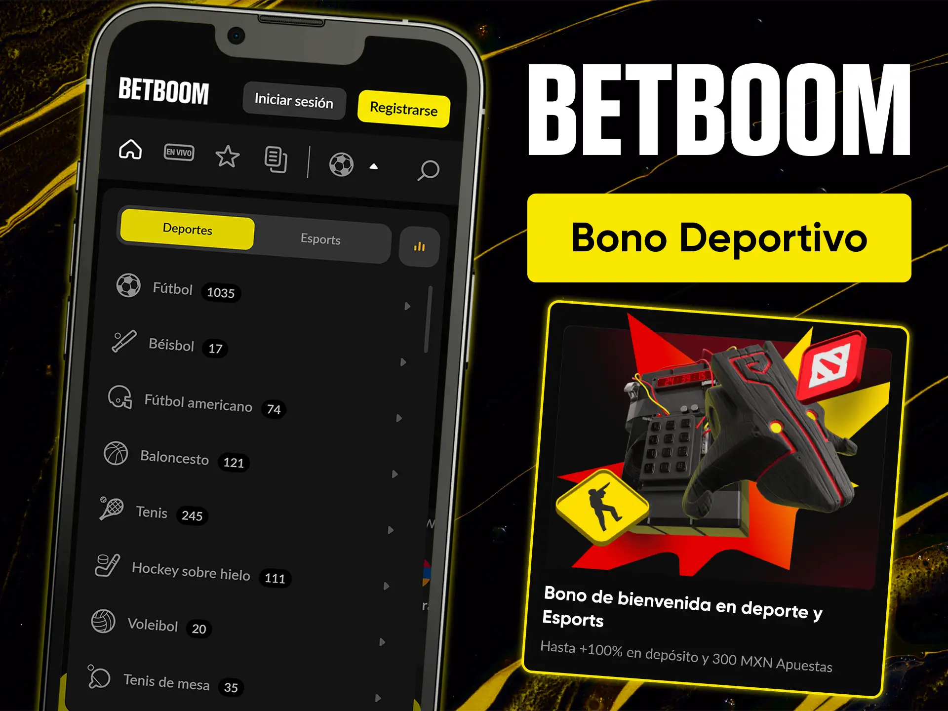 Descubre cómo activar el bono deportivo en la aplicación de BetBoom.