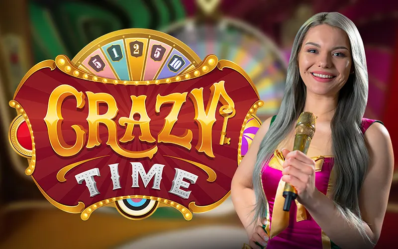 Participe en el famoso show de casino repleto de bonificaciones con Crazy Time en BetBoom.