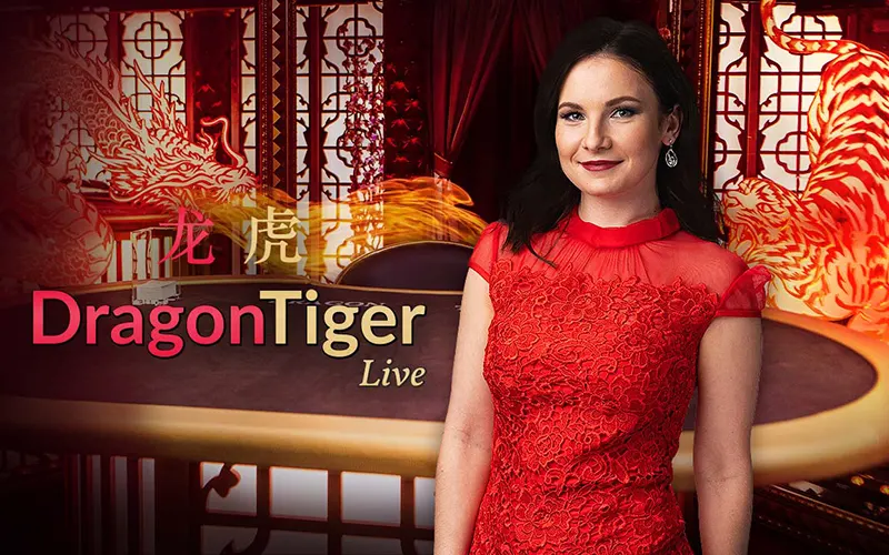 Apueste por la carta más alta en este rápido juego de mesa Dragon Tiger en BetBoom.